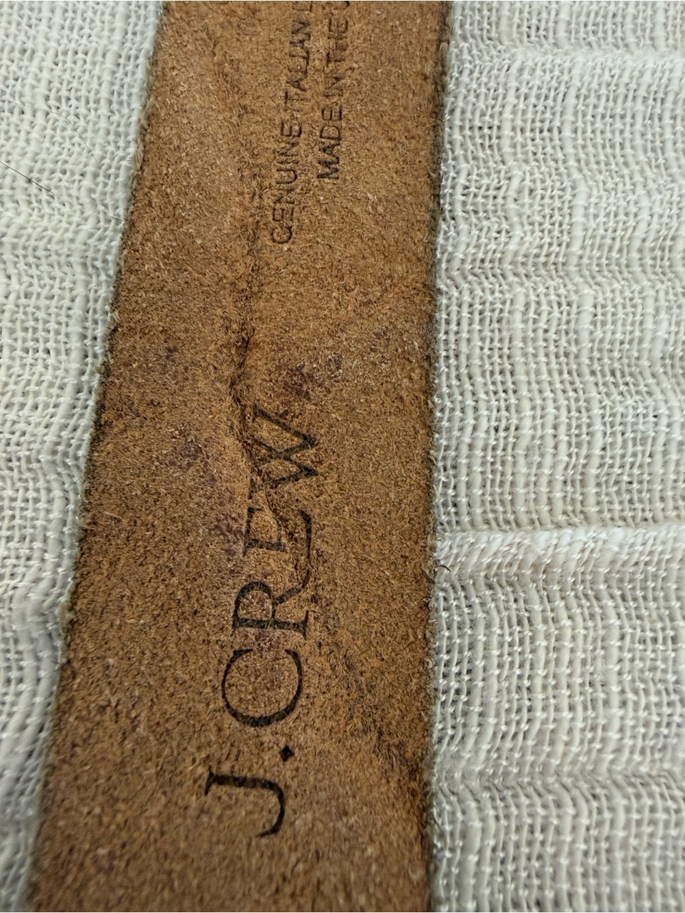 🤎 Rustic J.Crew Genuine Italian 
Leather Belt - Size S 🕰️ - Picture 5 of 16